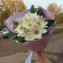 Букет из 7 белых гербер фото 2