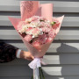 Букет из 9 кустовых гвоздик фото 2